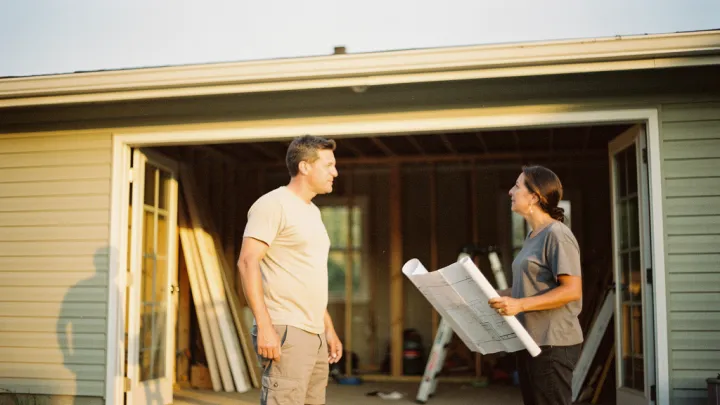 A finished home built with WeFund financing